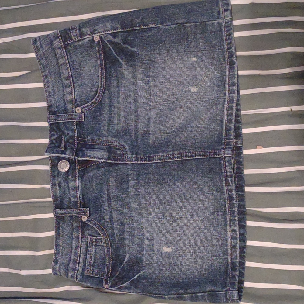 Jean Mini Skirt